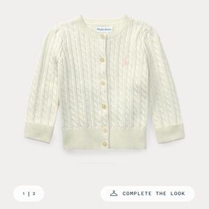 Ralph Lauren Ivory Knit Sweater